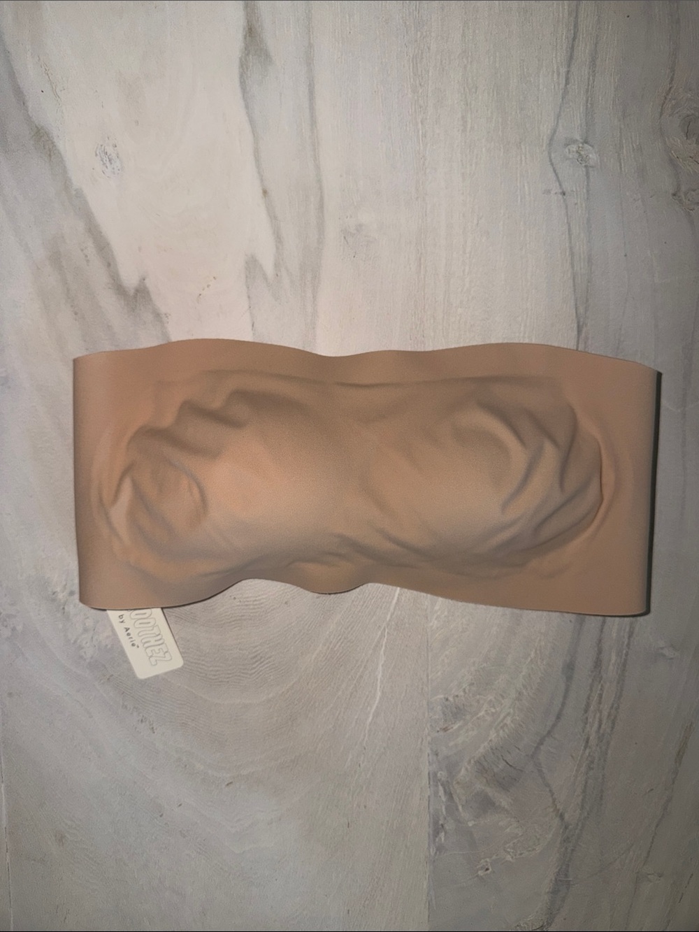 NWT Aerie Smoothez Seamless Strapless Bandeau Bra - Nude